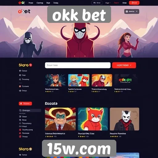Interface do usuário do site okk bet é intuitiva